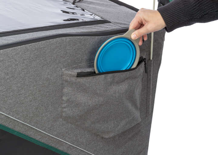 TRIXIE Fahrradanhänger mit Rampe